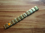 15 mm vintage ss Flex Bracelet from the 50s No102