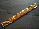 16 mm vintage rose Gold plated Flex Bracelet from the 50s No278