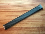 PVD black coated ss Flex Bracelet 18 up to max. 21 mm No651820
