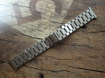ROWI 22/18 mm solid Steel Bracelet made in Germany  3404